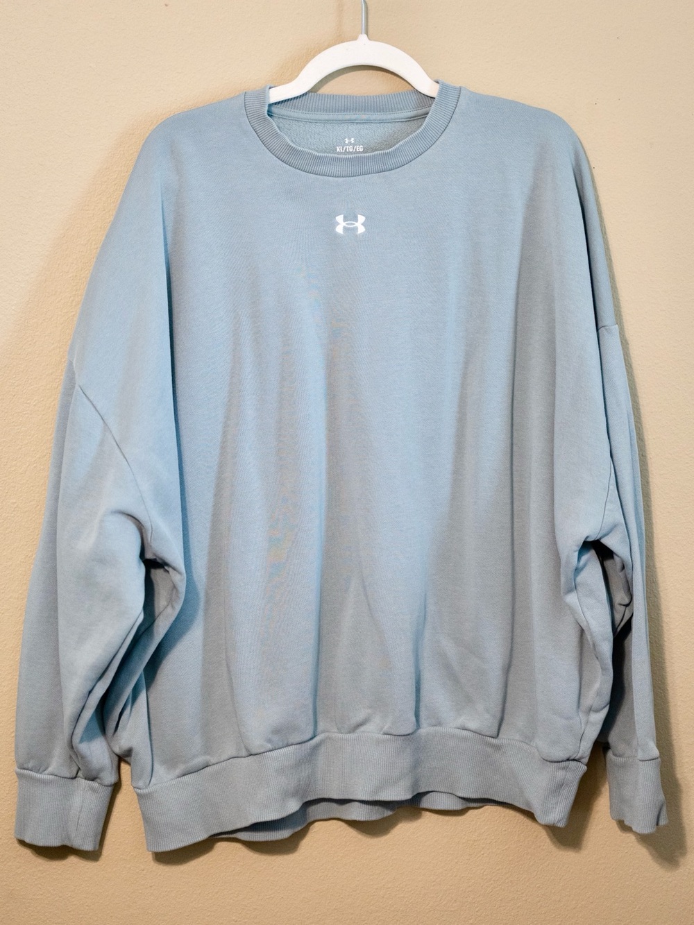 Under Armour Women’s Oversized Crewneck Sweatshirt Light Green